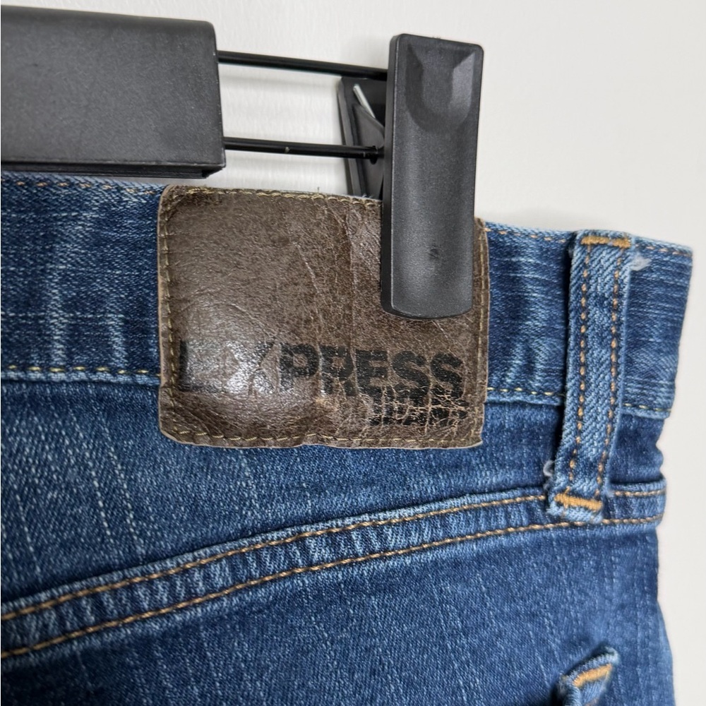 Express Men’s Rocco Slim Fit Jeans in Medium Dark Blue 30x32 - Picture 3 of 4